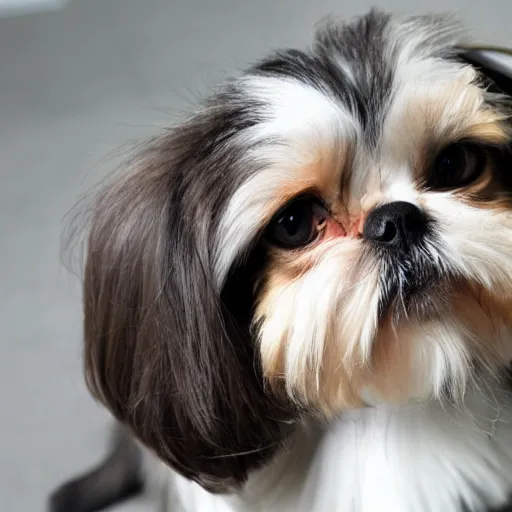 a shih tzu with huge cat eyes full body | Stable Diffusion | OpenArt