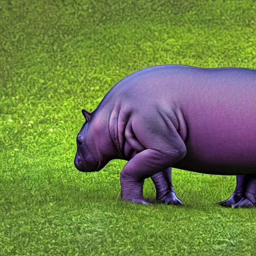 Image similar to cat hippopotamus hybrid, bold natural colors, national geographic photography, masterpiece, full shot