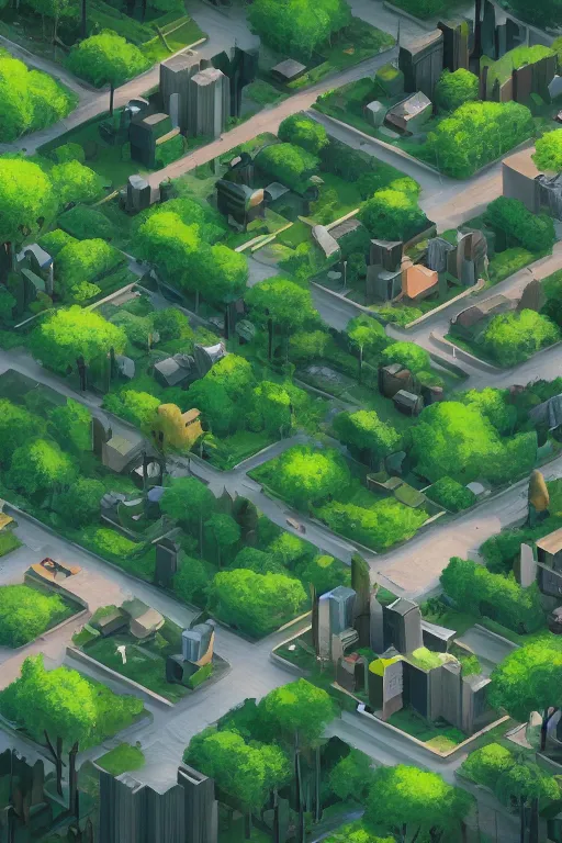 Prompt: A asset package contaning a forest isometric blocks artwork by Tomer Hanuka Rendering with different assets . full of details, by Makoto Shinkai and thomas kinkade, Matte painting, trending on artstation and unreal engine