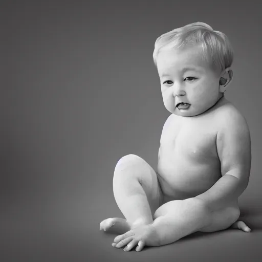 Image similar to Donald Trump in diapers, digital art, XF IQ4, 150MP, 50mm, F1.4, ISO 200, 1/160s, natural light, Adobe Lightroom, photolab, Affinity Photo, PhotoDirector 365