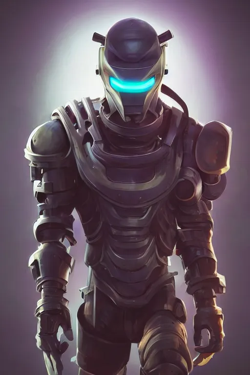 Image similar to epic mask helmet robot ninja portrait stylized as fornite style game design fanart by concept artist gervasio canda, behance hd by jesper ejsing, by rhads, makoto shinkai and lois van baarle, ilya kuvshinov, rossdraws global illumination radiating a glowing aura global illumination ray tracing hdr render in unreal engine 5