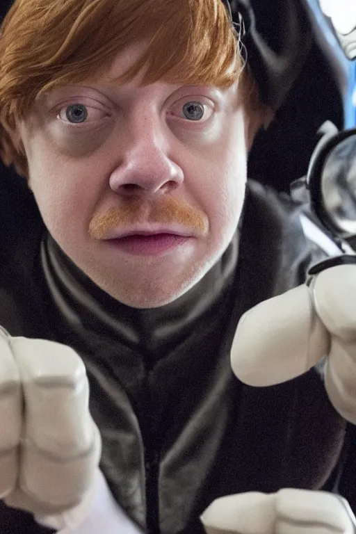 Image similar to Rupert Grint as Dr. Otto Gunther Octavius