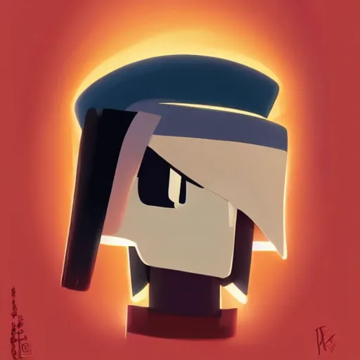 Image similar to face icon stylized minimalist samurai jack, loftis, cory behance hd by jesper ejsing, by rhads, makoto shinkai and lois van baarle, ilya kuvshinov, rossdraws global illumination