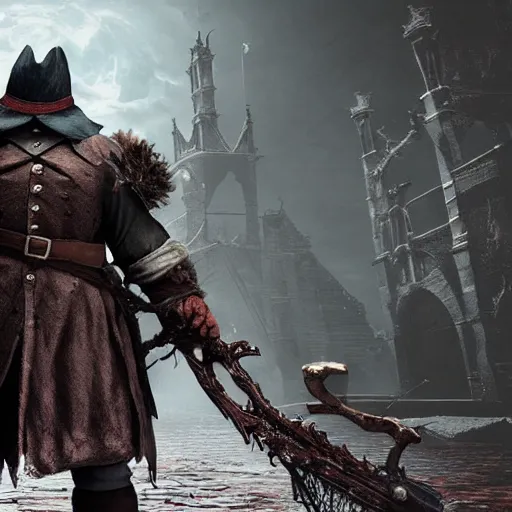 Image similar to danny devito in bloodborne