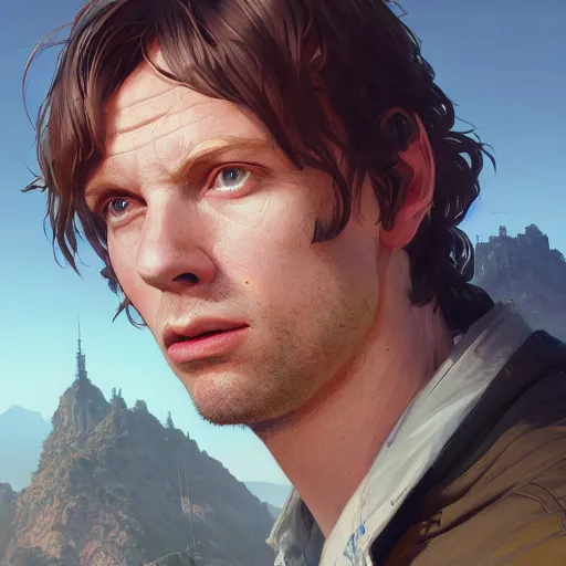 Image similar to highly detailed portrait, boldemort, in gta v, stephen bliss, unreal engine, fantasy art by greg rutkowski, loish, rhads, ferdinand knab, makoto shinkai and lois van baarle, ilya kuvshinov, rossdraws, tom bagshaw, global illumination, radiant light, detailed and intricate environment