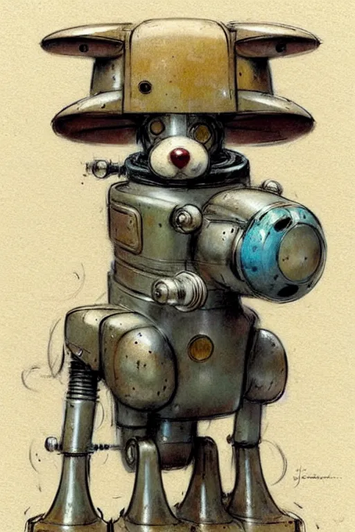 Image similar to (((((1950s retro robot dog . muted colors.))))) by Jean-Baptiste Monge !!!!!!!!!!!!!!!!!!!!!!!!!!!