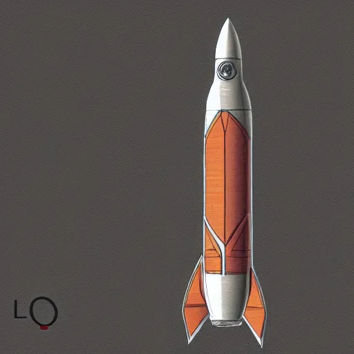 Image similar to lenoardo da vinci sketch of modern rocket