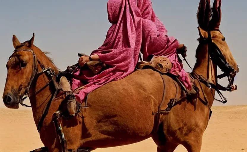 Image similar to beautiful burqa's woman, riding a horse!!! in saharan, sharp eyes, perfect dynamic posture, dust, cinematic, perfect dynamic pose, pinterest,, very perfect position, award winning photo by national geographic