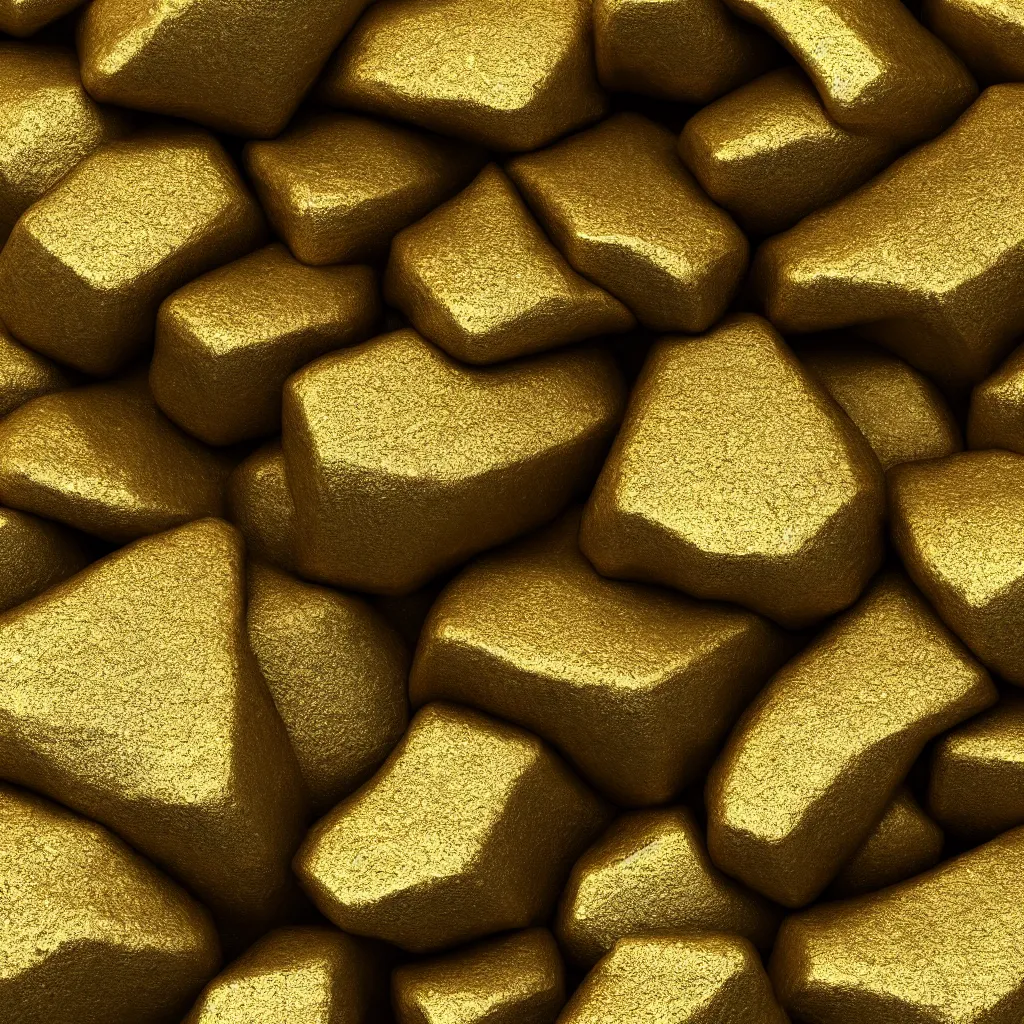 Image similar to gold mineral ore material texture, high detail, high definition, photorealistic, 8k,