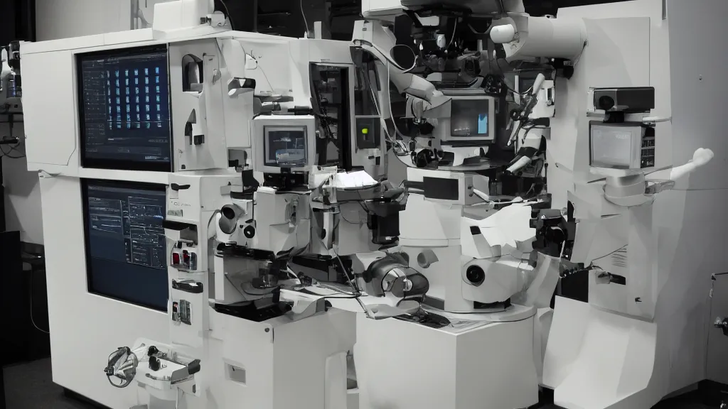 Prompt: scanning electron microscope unattainable asymmetry synthesizer