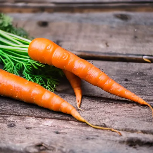 Image similar to high quality presentation photo of a golden carrot, photography 4k, f1.8 anamorphic, bokeh, 4k, Canon, Nikon