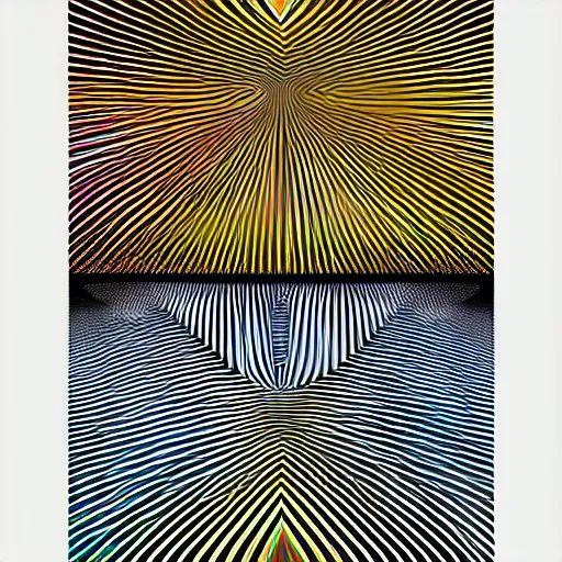 Image similar to trippy optical illusion by victor vasarely, dan mumford, op art, illusion, metal shaded