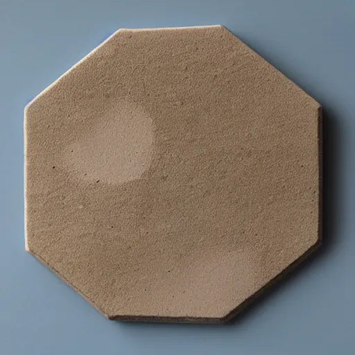 Prompt: sandstone hexagon