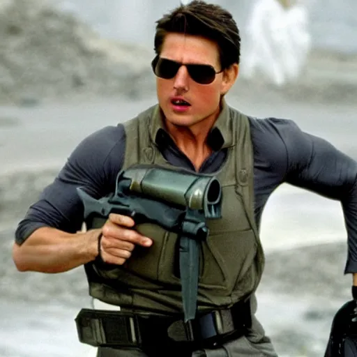 Image similar to tom cruise as the jackal