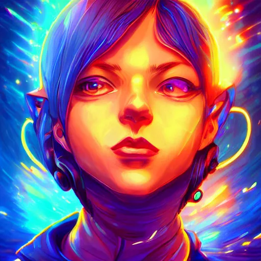 Image similar to skill magic deepdream radiating a glowing aura stuff loot legends stylized digital illustration video game icon artstation lois van baarle, ilya kuvshinov, rossdraws,