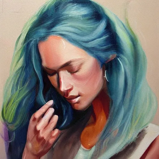 Image similar to gorgeous painting by christen købke