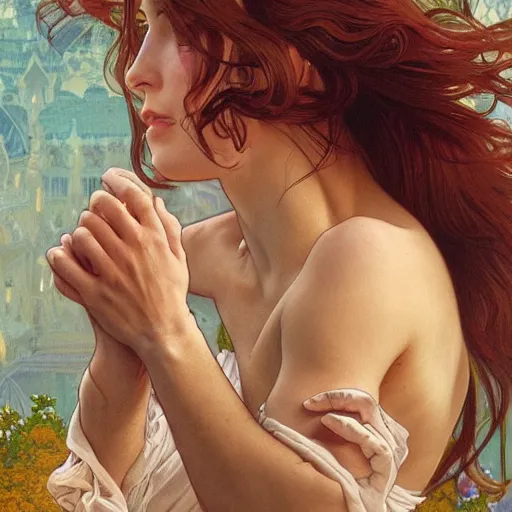 Image similar to dancing nancies, portrait, highly detailed, deep focus, elegant, digital painting, smooth, sharp focus, illustration, ultra realistic, 8 k, art by artgerm and alphonse mucha