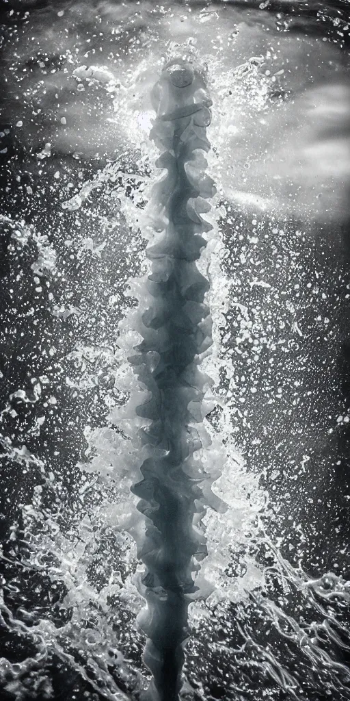 Prompt: water tornado, photorealistic, highly detailed, sharp focus, new york