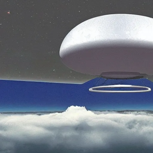 Image similar to picture of a ufo taken with a cell phone