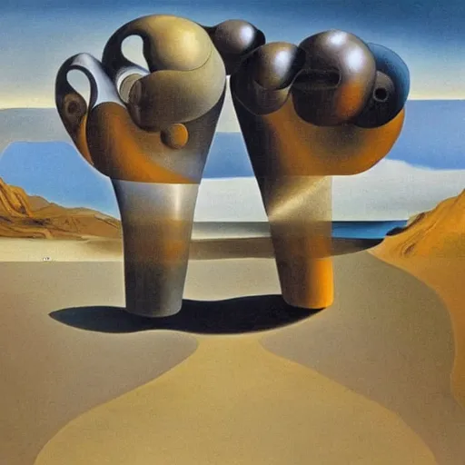 Prompt: concept art by salvador dali, oil on canvas