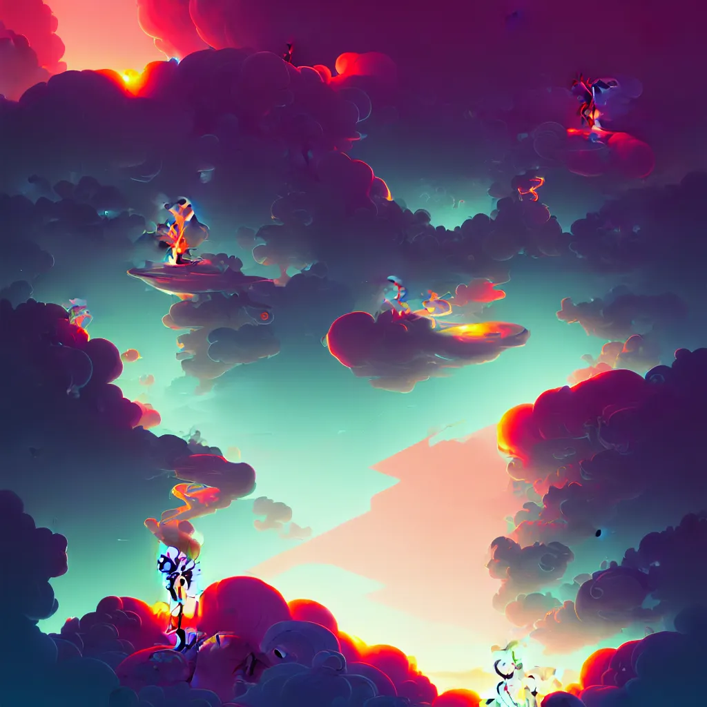 Image similar to a micro-service deployed to a datacenter, road, connector, defence, wall, cloud, security, cyber, attack vector, trending on Artstation, painting by Jules Julien, Leslie David and Lisa Frank and Peter Mohrbacher and Alena Aenami and Dave LaChapelle muted colors with minimalism