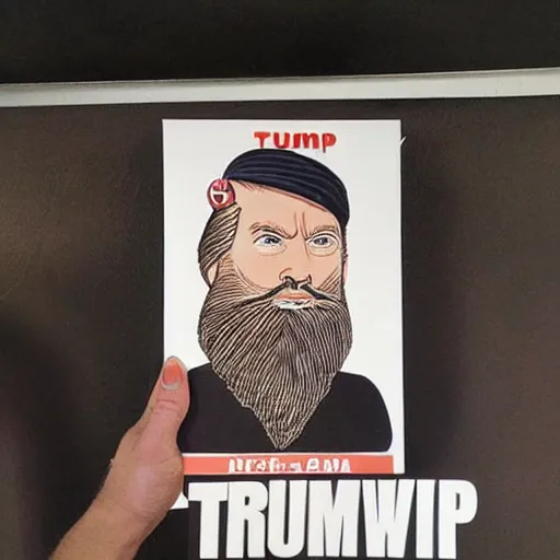 Image similar to bearded trump