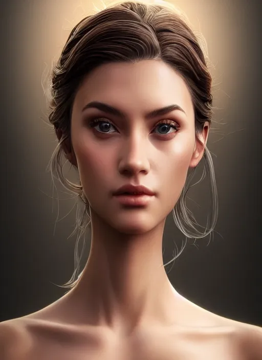 Prompt: photo of a gorgeous young woman in the style of stefan kostic, realistic, coy, sharp focus, 8 k high definition, insanely detailed, intricate, elegant, art by david cronenberg and stanley lau and artgerm