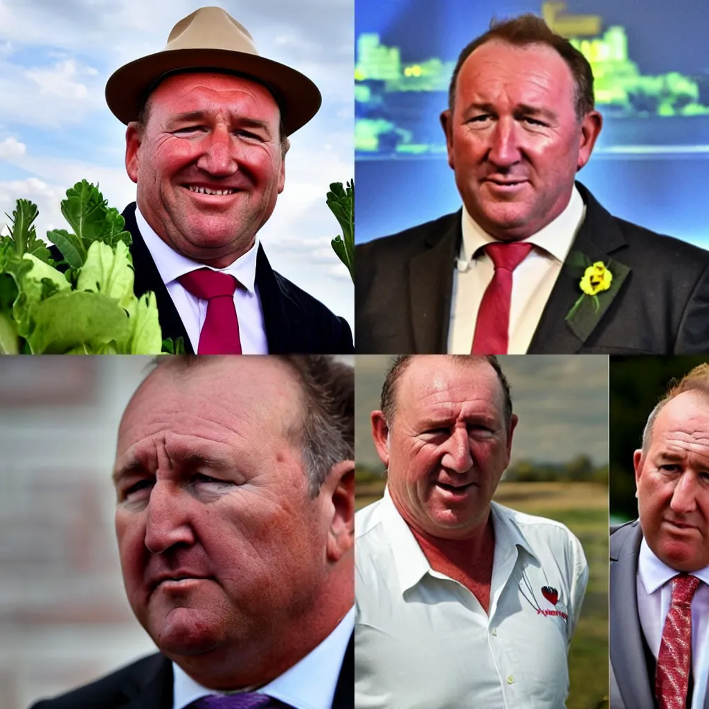 Prompt: Barnaby Joyce as a turnip