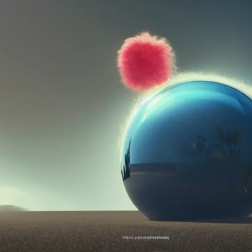 Prompt: big glass sphere,colourful powder exploding around sphere,hyper realistic,vfx,houdinifx,vray,cinematic composition,cinematic lighting,octane render,8k remder