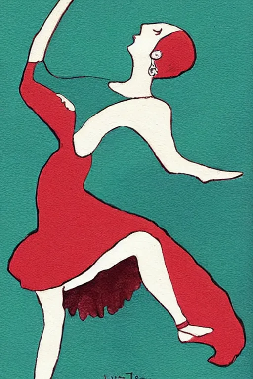 Image similar to female dancer notecard by kim taylor reece