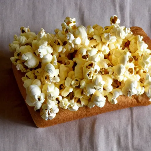 Prompt: popcorn bread