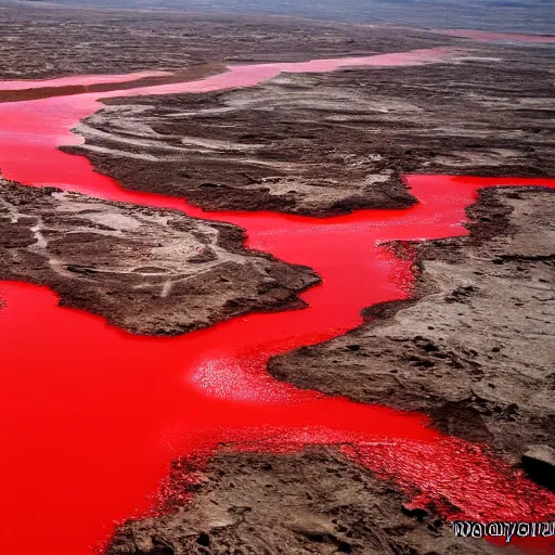 Image similar to photo of the river of blood, yemen