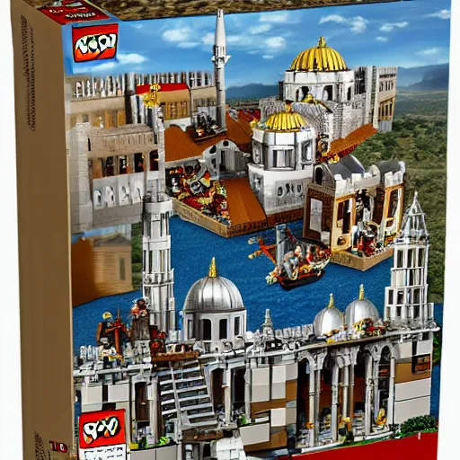 Image similar to 1 4 5 3 fall of constantinople lego set