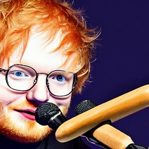 Prompt: ed sheeran as an egg