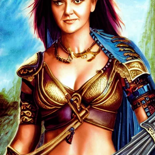 Prompt: xena the princess by titien