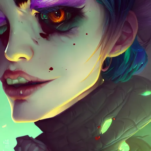 Prompt: a portrait of a beautiful zombie, art by lois van baarle and loish and ross tran and rossdraws and sam yang and samdoesarts and artgerm and saruei, digital art, highly detailed, intricate, sharp focus, Trending on Artstation HQ, deviantart, unreal engine 5, 4K UHD image