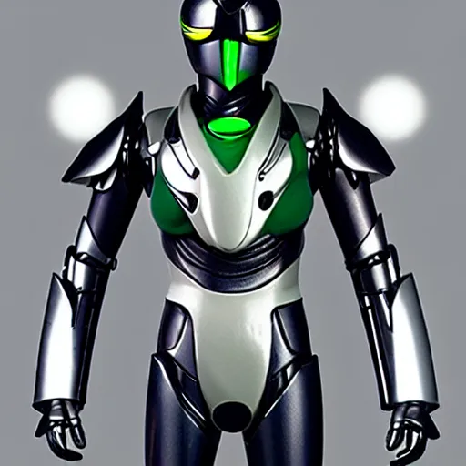 Image similar to Bio mechanical Kamen Rider, glowing eyes, daytime, grey rubber undersuit, segmented armor