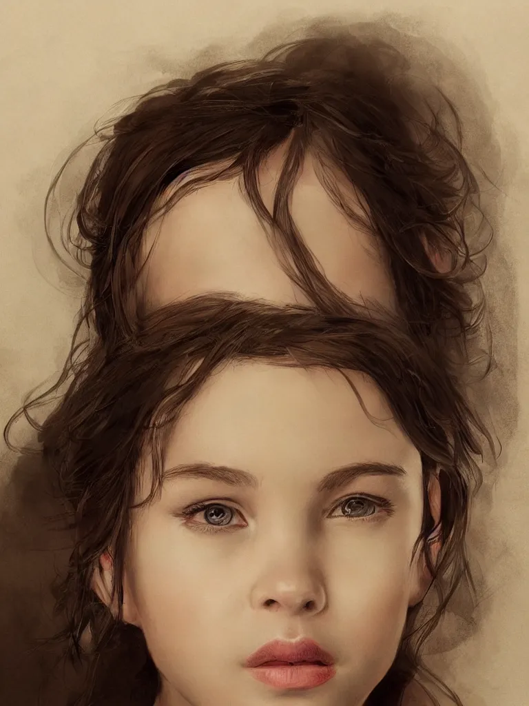 Image similar to beautiful portrait by Disney Concept Artists, blunt borders, rule of thirds