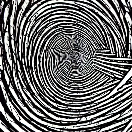 Image similar to london spiraling by junji ito 8k hd