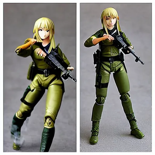 Image similar to “ anime female soldier action figure ”