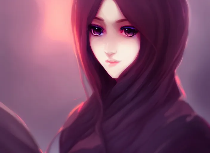 Prompt: a portrait of a beautiful confident assassin woman, finely detailed features, closeup at the faces, perfect art, at a deserted city, gapmoe yandere grimdark, trending on pixiv fanbox, painted by, lois van baarle