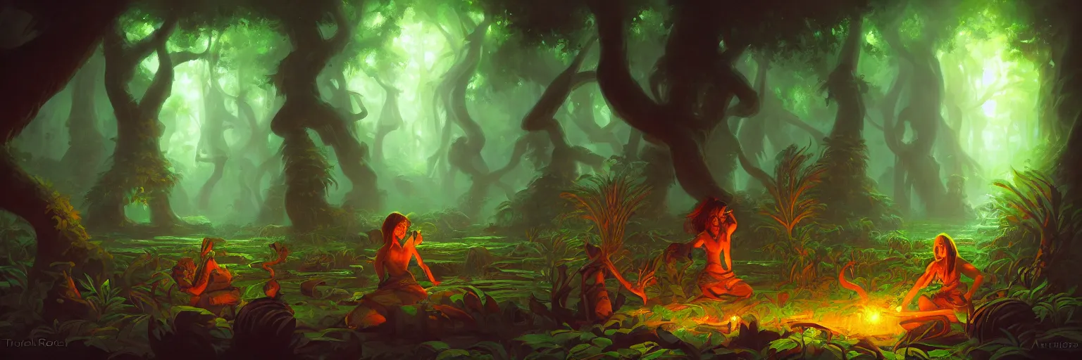 Image similar to The Ayahuasca Spirit, by Andreas Rocha