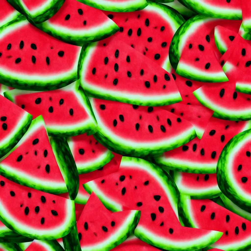 Prompt: seamless watermelon slices texture art, 4k