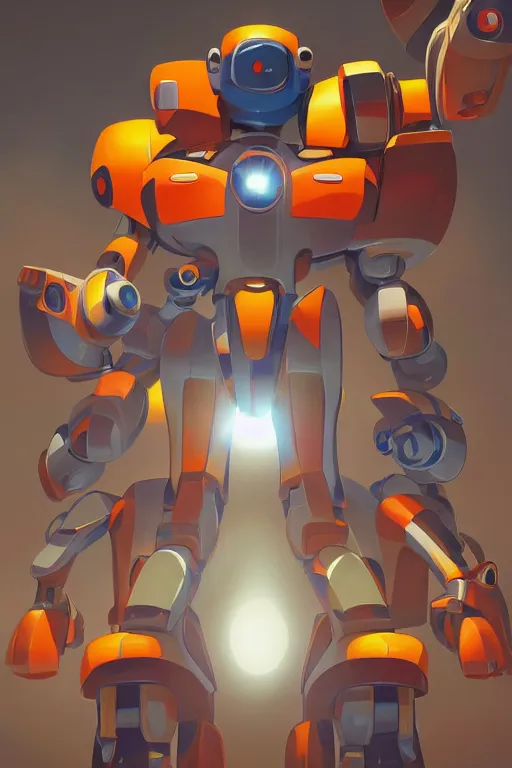 Image similar to metabots medabots medarotto medarot robot minimalist comics, behance hd by jesper ejsing, by rhads, makoto shinkai and lois van baarle, ilya kuvshinov, rossdraws global illumination ray tracing hdr radiating a glowing aura