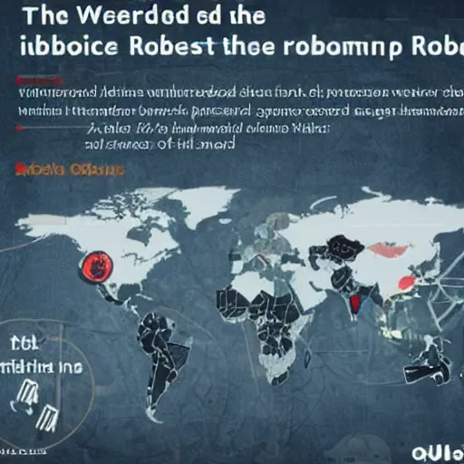 Image similar to the world dominated by robots