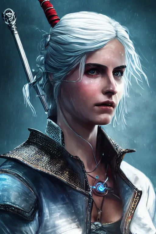 a selfie of Ciri from the Witcher 3 wearing a | Stable Diffusion | OpenArt