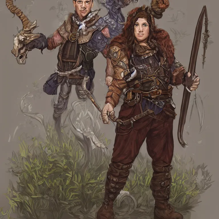 Image similar to Dungeons & Dragons, Commoner, Farmer, Character Portrait, Digital Art, Highly Detailed