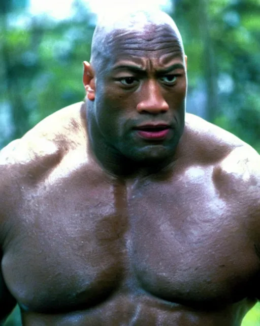 Image similar to film still close - up shot of dwayne johnson as john coffey from the movie the green mile. photographic, photography