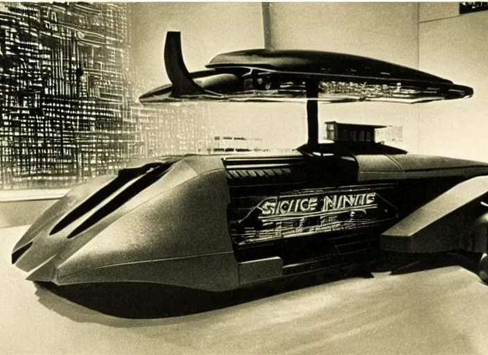 Image similar to vehicle from the 1932 science fiction film Blade Runner