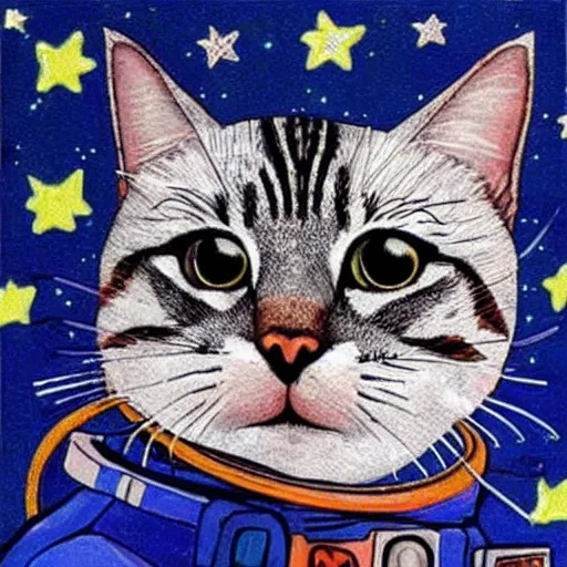 Image similar to cat astronout